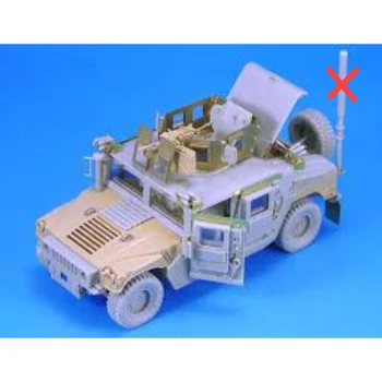 1:35 Ölçekli döküm Reçine Modeli Montaj Kiti ABD M1151 Zırhlı Araç Yığın Dönüştürme (Aşındırma yok) Boyanmamış2347