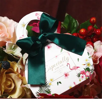 10 Adet Yaratıcı Gri Mermer Hediye Draje Kutuları Parti Bebek Duş Kağıt Çikolata Kutuları Düğün İyilik şeker şeritli kutu