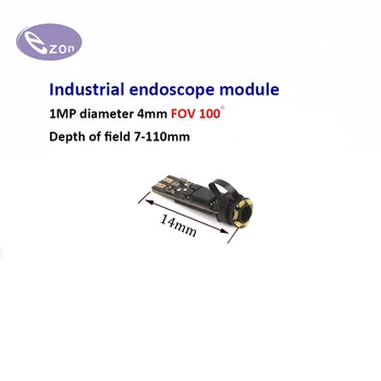 1MP 4mm endoskop moduleFOV100 USB endüstriyel boru hattı muayene kullanımı EZ-EN40S-S