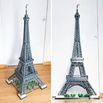 2022 YENİ SİMGELER 1.5 M En Yüksek Eyfel Kulesi 10307 10001 adet PARİS ünlü mimari Yapı Taşları Tuğla Oyuncaklar Yetişkinler İçin hediye