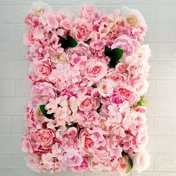 60X40 CM Yapay Tam Gül Duvar Düğün Dekorasyon Çiçek Düzenleme Düğün Malzemeleri Kemerler ipek Çiçek Fotoğraf Sahne