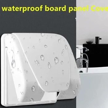 86 Tipi Duvar Soketi Su Geçirmez kutu tahtası Paneli Kapak Anahtarı Düğmesi Koruma Kapı Zili Soket Cihazı Ev Geliştirme