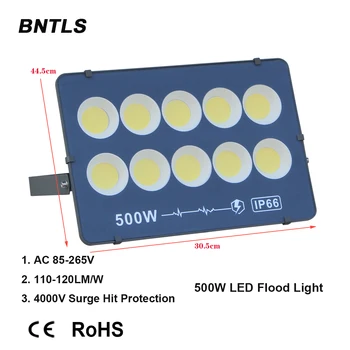 AC85-265V 400 W 500 W LED sel ışık dış aydınlatma yüksek güç projeksiyon lambası, dış aydınlatma, reklam ışık