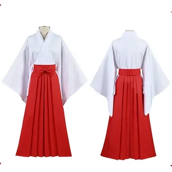 Anime Jujutsu Kaisen Cosplay Kostüm Iori Utahime Cosplay Kimono Elbise Cadılar Bayramı Partisi Kıyafetleri Yetişkin Kadın Üstleri Kırmızı Etek