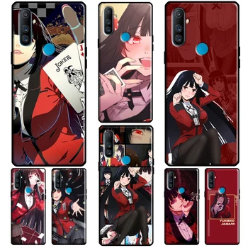 Anime Kakegurui Jabami Yumeko OnePlus 10 9 Pro 8T 9R Kılıfı İçin Realme İçin 9i 8i 8 Pro C3 C11 C21 GT Neo 2 Ana Coque