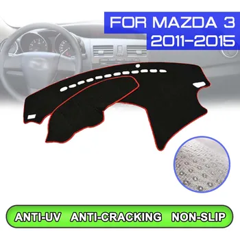 Araba Dashboard Mat Anti-kirli kaymaz Dash Kapak Mat UV Koruma Gölge Mazda 3 2011 2012 2013 2014 2015