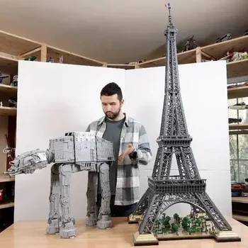 Creatoring Uzman 10307 Eyfel Kulesi Paris Mimarisi En Yüksek Model Yapı Seti Blokları Tuğla Oyuncaklar Yetişkinler İçin 75192