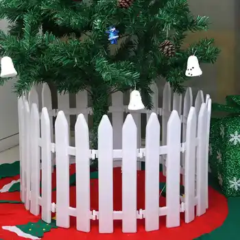 Deneyim için Kolay Ve Güvenli Mini Noel Ağacı Manzarası Geniş Uygulama Plastik Dayanıklı beyaz 10 adet