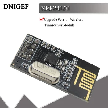 DNIGEF NRF24L01 24L01 Yükseltme Sürümü Kablosuz Alıcı Modülü NRF24L01 ve 2.4 GHz Anten Modülü Mikrodenetleyici