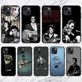 Elvis Presley Şarkıcı Telefon kılıfı için iPhone 11 12 Mini 13 14 Pro XS Max X 8 7 6s Artı 5 SE XR Kabuk