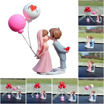 Ev Anime Çiftler Balon Oto İç Dekorasyon Parfüm Klip Süsler Pano Heykelcik Aksesuarları Araba Süsleme Modeli