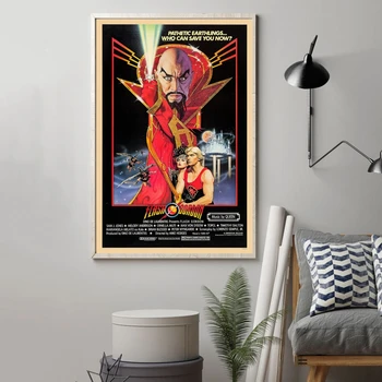 Flash Gordon, 1980 bilim kurgu macera film afiş Tuval Baskı duvar tablosu Ev Dekorasyon (Çerçeve Yok)