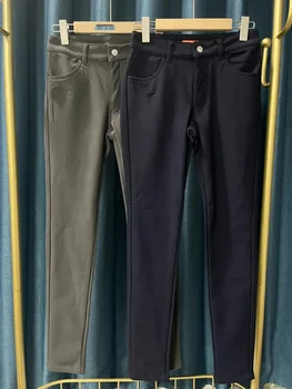 Golf Kadın GOLF Sonbahar/kış pantolonları Fırçalanmış Polar, Rüzgar Geçirmez, Sıcak, Elastik ve Rahat