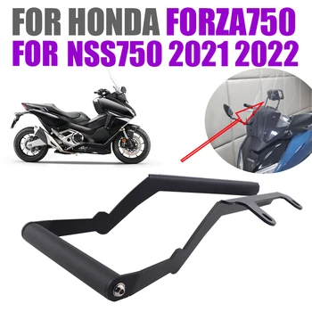 HONDA için FORZA750 Forza 750 NSS7750 NSS 2021 2022 Motosiklet Aksesuarları Cep telefon gps Navigasyon Plaka Braketi Standı Tutucu