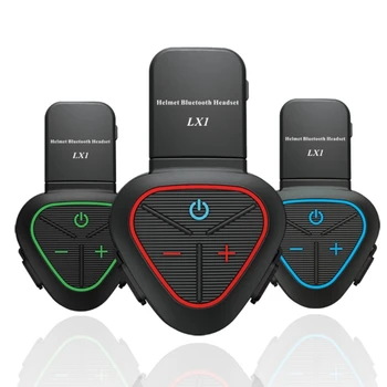 Kask Walkie Kulaklık Motosiklet İnterkom Su Geçirmez Bluetoothcompatible 5.3 Kablosuz Handfree Çağrı Anti-Parazit Kulaklık