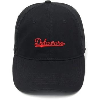 Lyprerazy erkek beyzbol şapkası Delaware-DE Nakış Şapka Pamuk İşlemeli Rahat beyzbol şapkası s