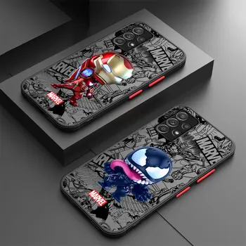 Marvel Ironman Venom Lüks Kılıf Samsung Galaxy A13 A34 A53 A12 A22 A72 A14 A24 A54 A32 A73 A23 A33 A52 Kabuk Kapak