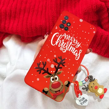 Noel Noel Baba Ağacı TPU samsung kılıfı Galaxy A14 4G 5G A34 A54 A13 3D Anahtarlık Telefon Kapak