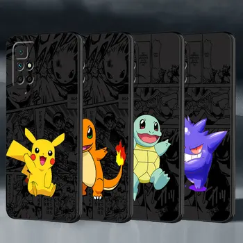 Pokemon Pikachu Anime telefon kılıfı Xiaomi Redmi için Not 12 8T 11 Pro 9T 9 9S 10S 12S 11S 10 Pro 8 7 10 11 Zırh Kapak Silikon