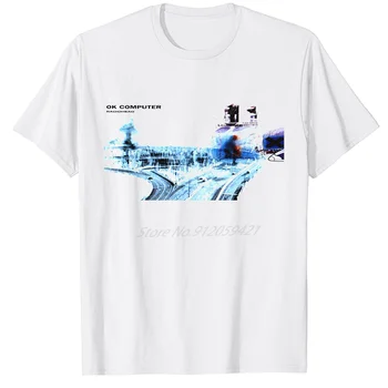 Radiohead Tamam Bilgisayar Cd Lp Vinil Poster Gökkuşağı Thom Yorke Çocuk Grafik T Shirt Yaz Streetwear Kısa Kollu T-Shirt
