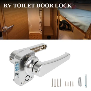 RV Tuvalet Kapı Kilidi banyo kapısı Kilidi Karavan Tekne Mandalı Kolu Kilidi RV Aksesuarları