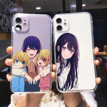 Sevimli Japonya Anime Oshi Hiçbir Ko Telefon Kılıfı için iPhone 14 13 12 11 Pro Max XS X XR 7 8 Artı Yumuşak Silikon Şeffaf arka kapak Çanta