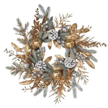 Yapay Çam Kozalağı Çelenkler Dekoratif Noel Kapı Çelenk Noel Ağacı Asılı Süsleme Çam Kozalağı Yapay Dekorasyon Ev için