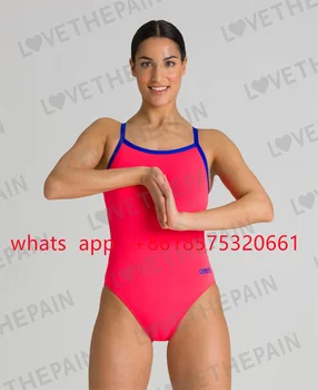 Yeni Bayan Geri Tek Parça Mayo Sportif İnce Kayış Racer Açık Su Yaz Rekabet Eğitimi Mayo Spor Plaj Kıyafeti