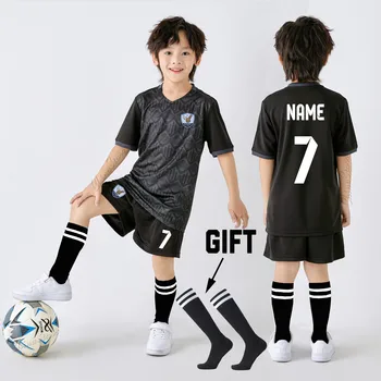 Öğrenci Futbol Yarışması Takım Kitleri Setleri çocuk Kısa Kollu Futbol Formaları Erkek Kız Atlet Oyun Topu Spor Üniformaları