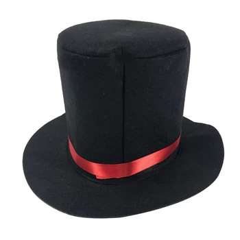 Şapka Büyücü silindir şapka Siyah silindir şapka Parti Favor Melon silindir şapka
